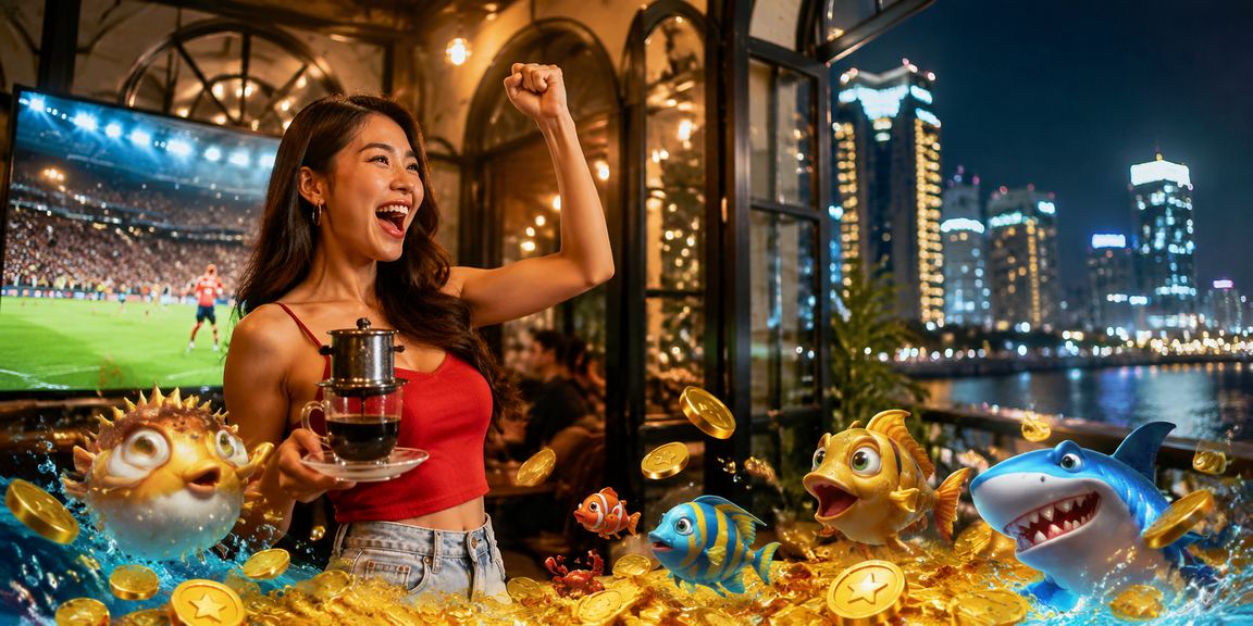 Người theo dõi kèo cá cược bóng đá bên ly cà phê tại TP. Hồ Chí Minh