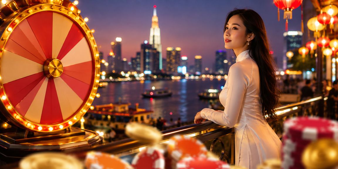 Cảnh casino trực tuyến Việt Nam với giao diện thưởng và ưu đãi hiện đại
